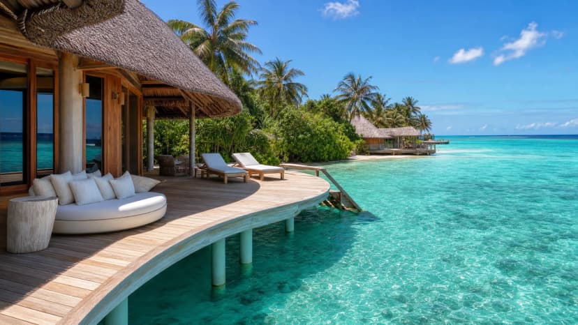 Soneva Fushi Resort & Villas — ультра-премиальная вилла над бирюзовой лагуной в атолле Баа