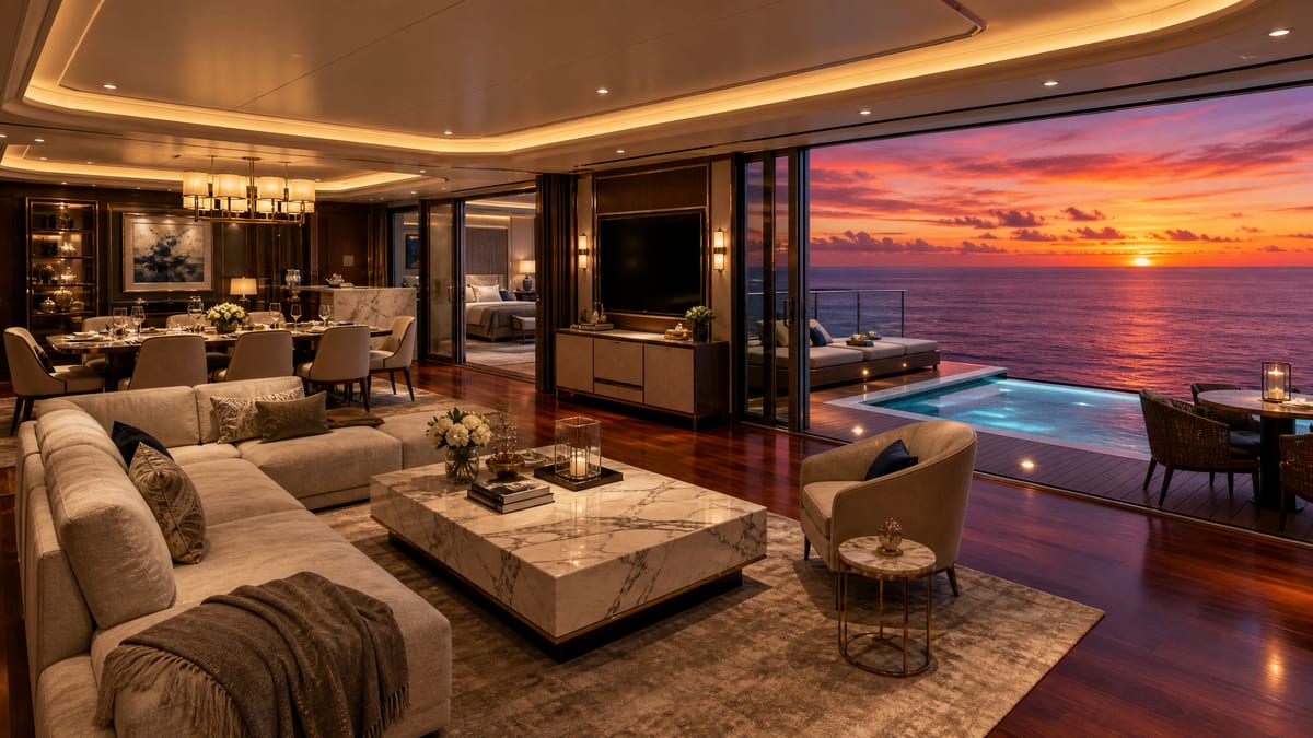 Каюта Suite — Сьют · 38—120 м²