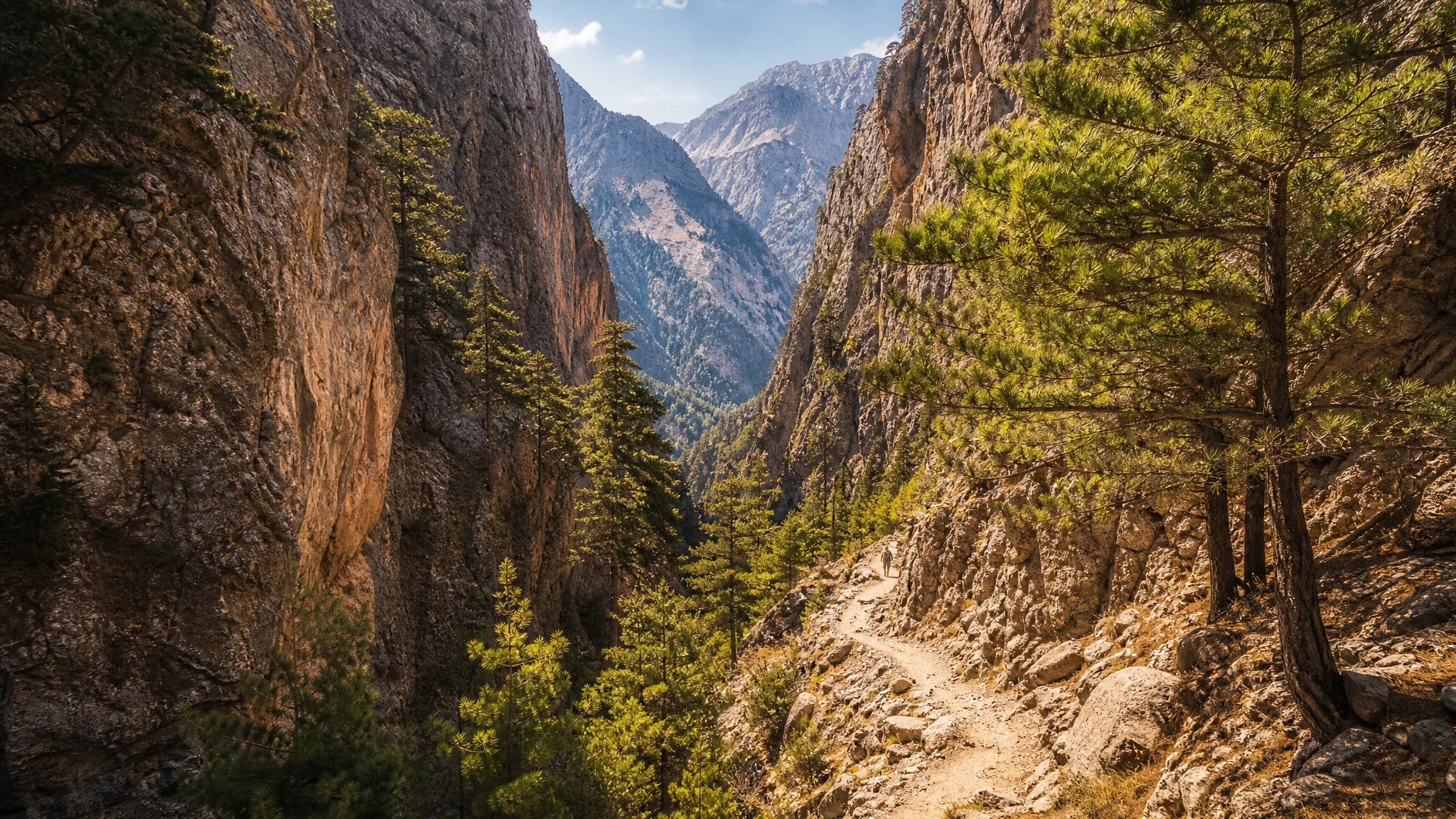 Ущелье Самария на Крите — горный каньон и треккинговый маршрут